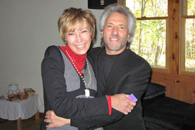 Renowned teacher and author Gregg Braden with Wendy Leppard